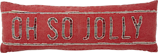Oh So Jolly Canvas Pillow by Mudpie