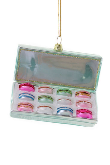 Blue Box of Macarons Ornament by Cody Foster