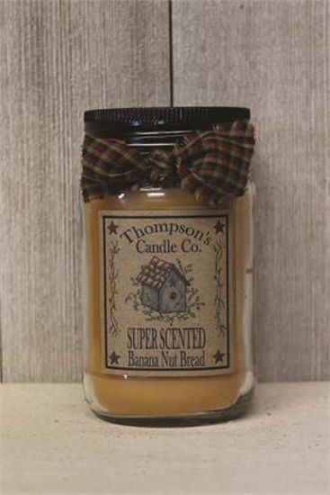 Banana Nut Bread Small Mason Jar Candle by Thompson's Candles Co