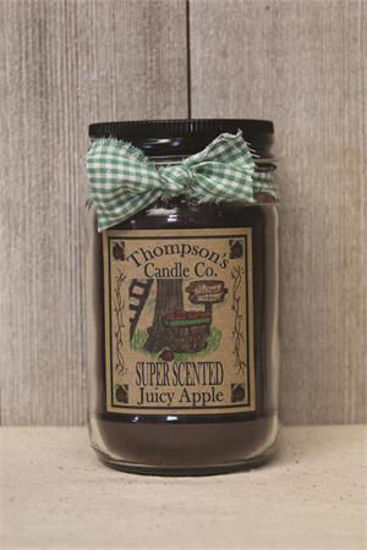 Juicy Apple Small Mason Jar Candle by Thompson's Candles Co