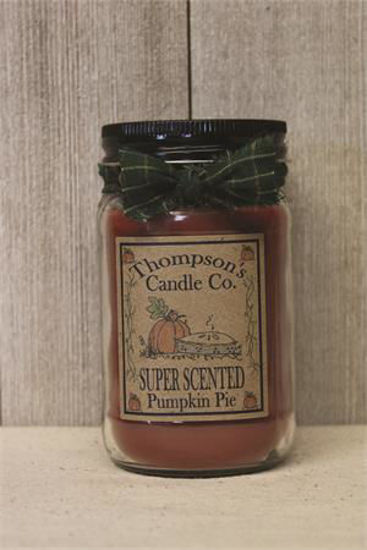 Pumpkin Pie Small Mason Jar Candle by Thompson's Candles Co