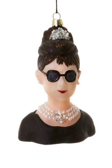 Audrey Hepburn Ornament by Cody Foster