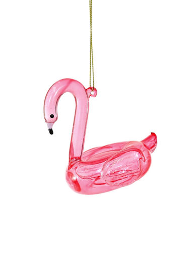 Flamingo Floaty Ornament by Cody Foster