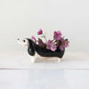 Stoneware Dog Planter by Creative Co-op