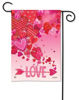 Valentine Showers Garden Flag by Studio M