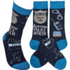 Awesome Police Officer Socks by Primitives by Kathy