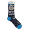 Awesome Police Officer Socks by Primitives by Kathy