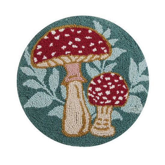 Mushroom Round Hook Pillow  by Peking Handicraft
