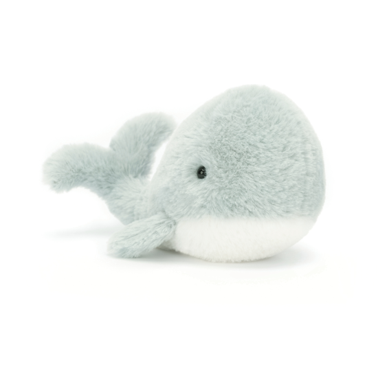 Wavelly Whale Gray by Jellycat