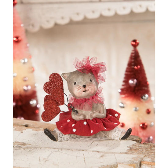 Valentine Calico Kitty by Bethany Lowe Designs