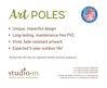 Paddles 20" Art Pole by Studio M