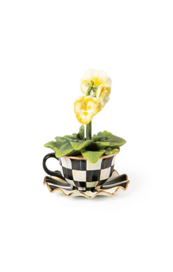 Teacup Pansy by MacKenzie-Childs