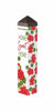 Red Geraniums 20" Art Pole by Studio M