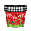 Bugs and Blooms 6" Art Pot by Studio M