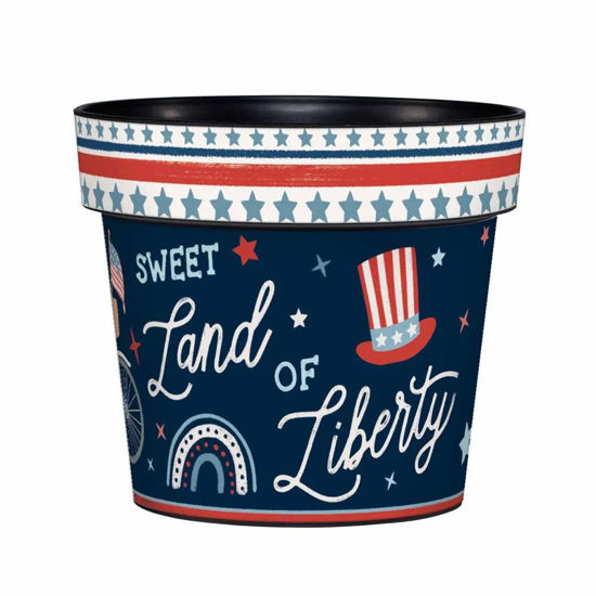 Land of Liberty 6" Art Pot by Studio M