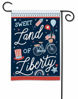 Land of Liberty Garden Flag by Studio M