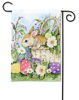 Easter Bunny Basket Garden Flag by Studio M