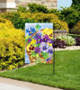 Pansy Blooms Garden Flag by Studio M