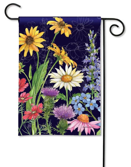 Wildflower Mix Garden Flag by Studio M