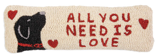 All You Need Is Love Hooked Pillow by Chandler 4 Corners
