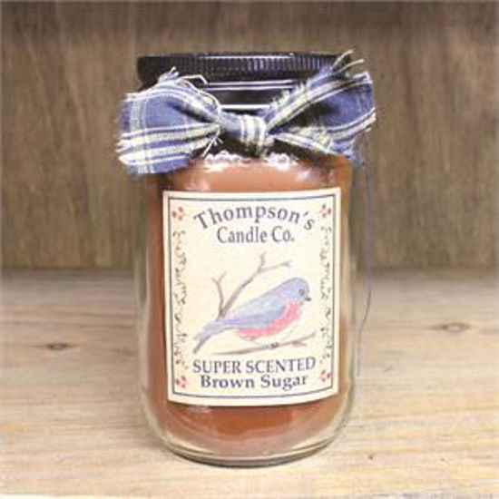Brown Sugar Small Mason Jar Candle by Thompson's Candles Co