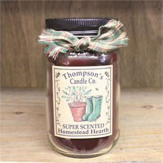 Homestead Hearth Small Mason Jar Candle by Thompson's Candles Co