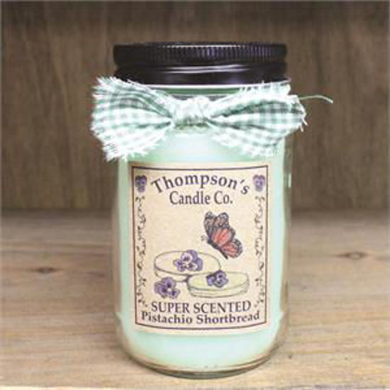 Pistachio Shortbread Small Mason Jar Candle by Thompson's Candles Co