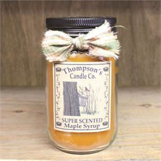 Maple Syrup Small Mason Jar Candle by Thompson's Candles Co