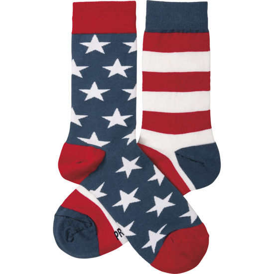 Stars &Stripes Socks by Kathy