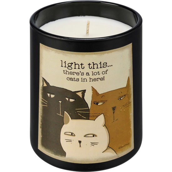 Jar Candle - A Lot of Cats by Primitives by Kathy