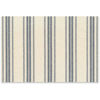 Blue Stripe Paper Placemat Pad by Primitives by Kathy