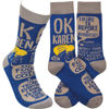 Ok Karen Socks by Primitives by Kathy