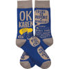 Ok Karen Socks by Primitives by Kathy