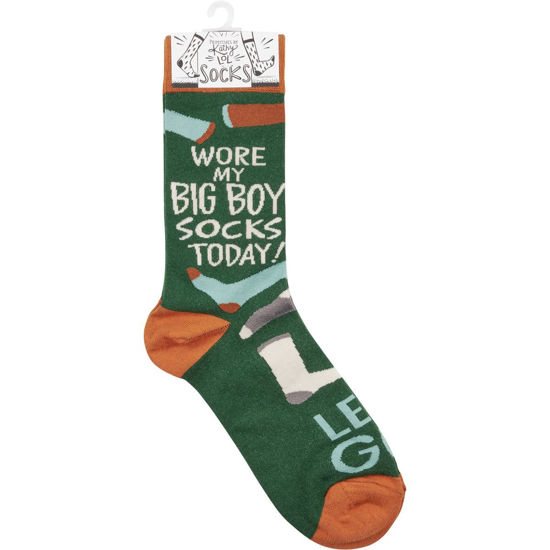 Big Boy Socks by Primitives by Kathy