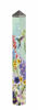 Spring Hummingbirds 40" Art Pole by Studio M