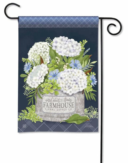 Farmhouse Flowers Garden Flag by Studio M