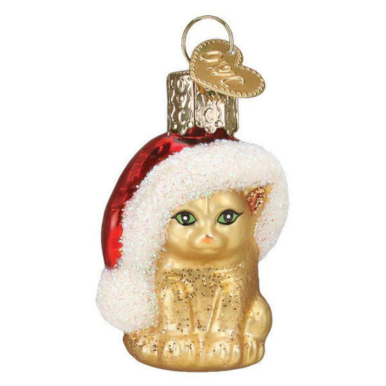 Mini Santa's Kitten Ornament by Old World Christmas