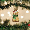 Mini Teddy Bear Ornament by Old World Christmas