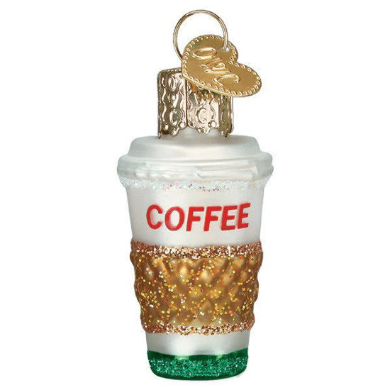 Mini Coffee To Go Ornament by Old World Christmas