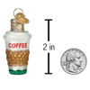 Mini Coffee To Go Ornament by Old World Christmas