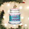 Happy Birthday Cake Ornament by Old World Christmas