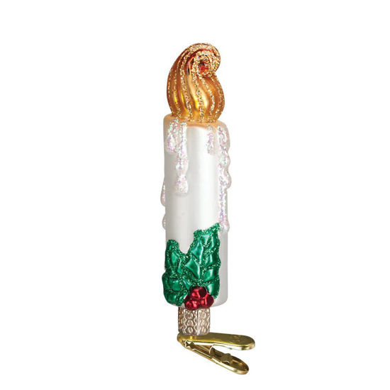 Clip-on Candle Ornament by Old World Christmas