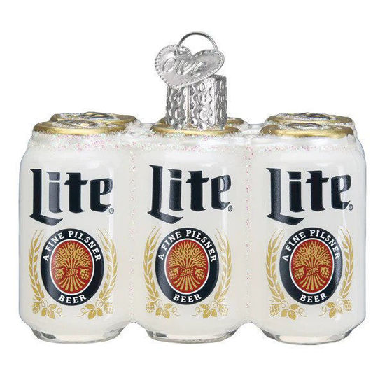 Miller Lite Six Pack Ornament by Old World Christmas