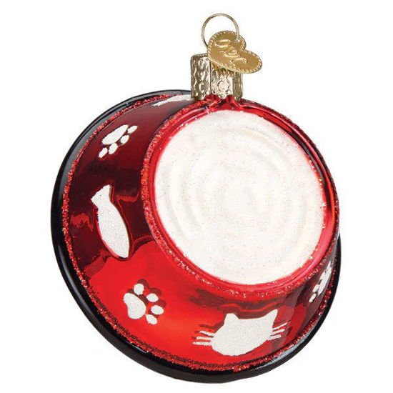 Kitty Bowl Ornament by Old World Christmas