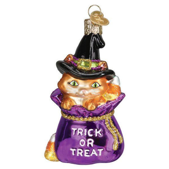 Trick-or-treat Kitty Ornament by Old World Christmas