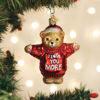 I Love You More Bear Ornament by Old World Christmas