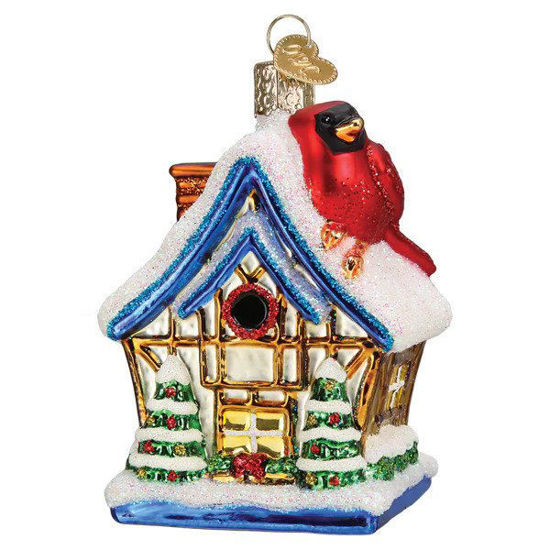 Cardinal Birdhouse Ornament by Old World Christmas