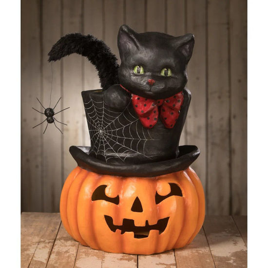 Top Hat Surprise Jack O'lantern by Bethany Lowe Designs