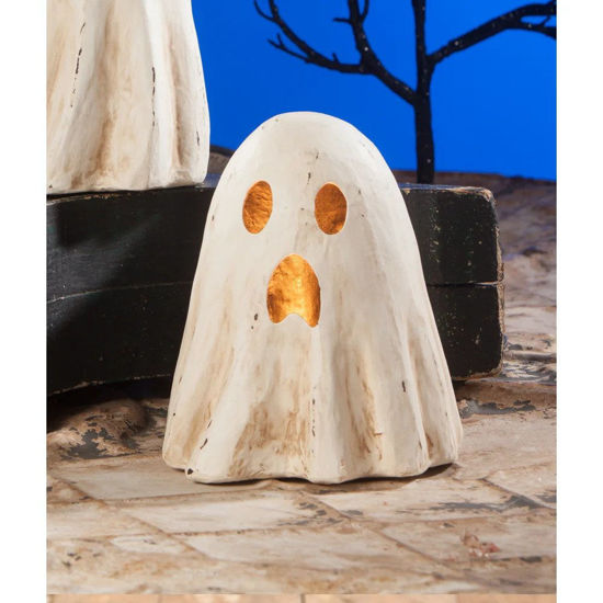 Scared Ghost Luminary Medium Paper Mache by Bethany Lowe Designs