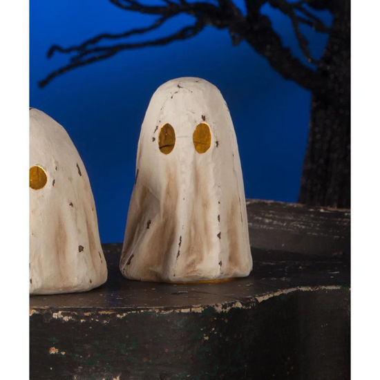 Tall Ghost Luminary Small Paper Mache by Bethany Lowe Designs